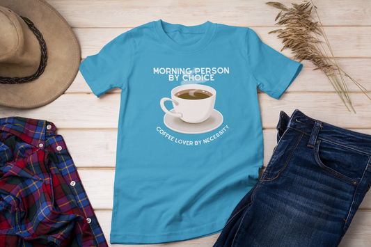 Morning person by choice, coffee lover by necessity