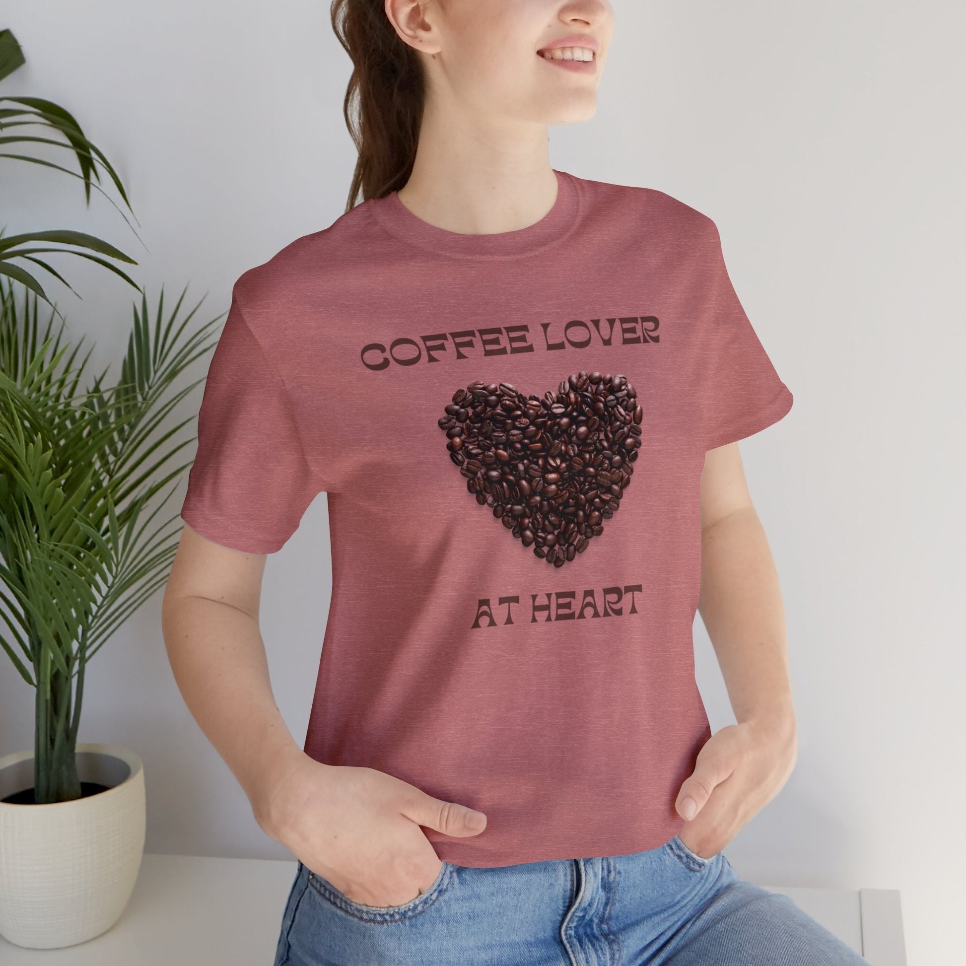 Coffee Lover at Heart T-shirt. - InkArt Fashions