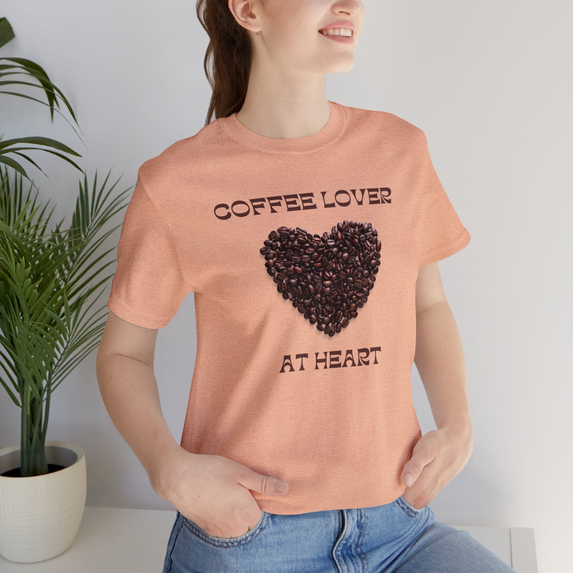 Coffee Lover at Heart T-shirt. - InkArt Fashions