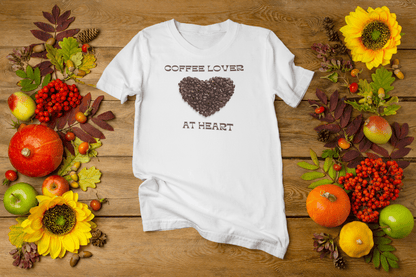 Coffee Lover at Heart T-shirt. - InkArt Fashions