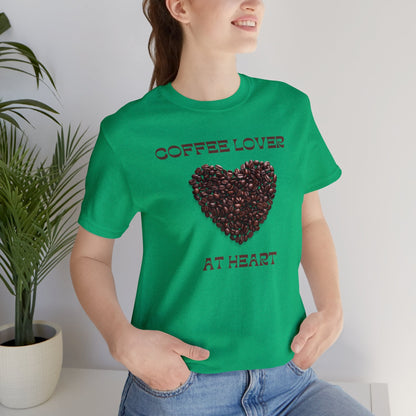 Coffee Lover at Heart T-shirt. - InkArt Fashions