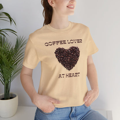 Coffee Lover at Heart T-shirt. - InkArt Fashions