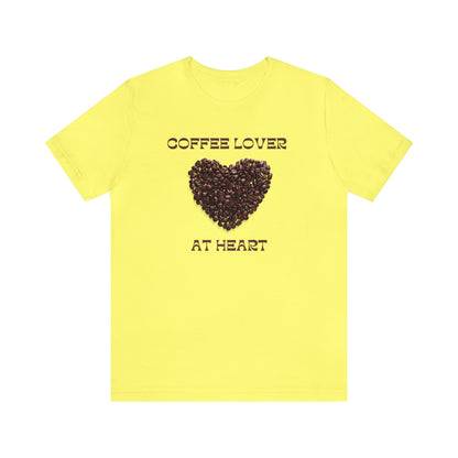 Coffee Lover at Heart T-shirt. - InkArt Fashions