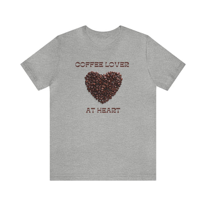 Coffee Lover at Heart T-shirt. - InkArt Fashions