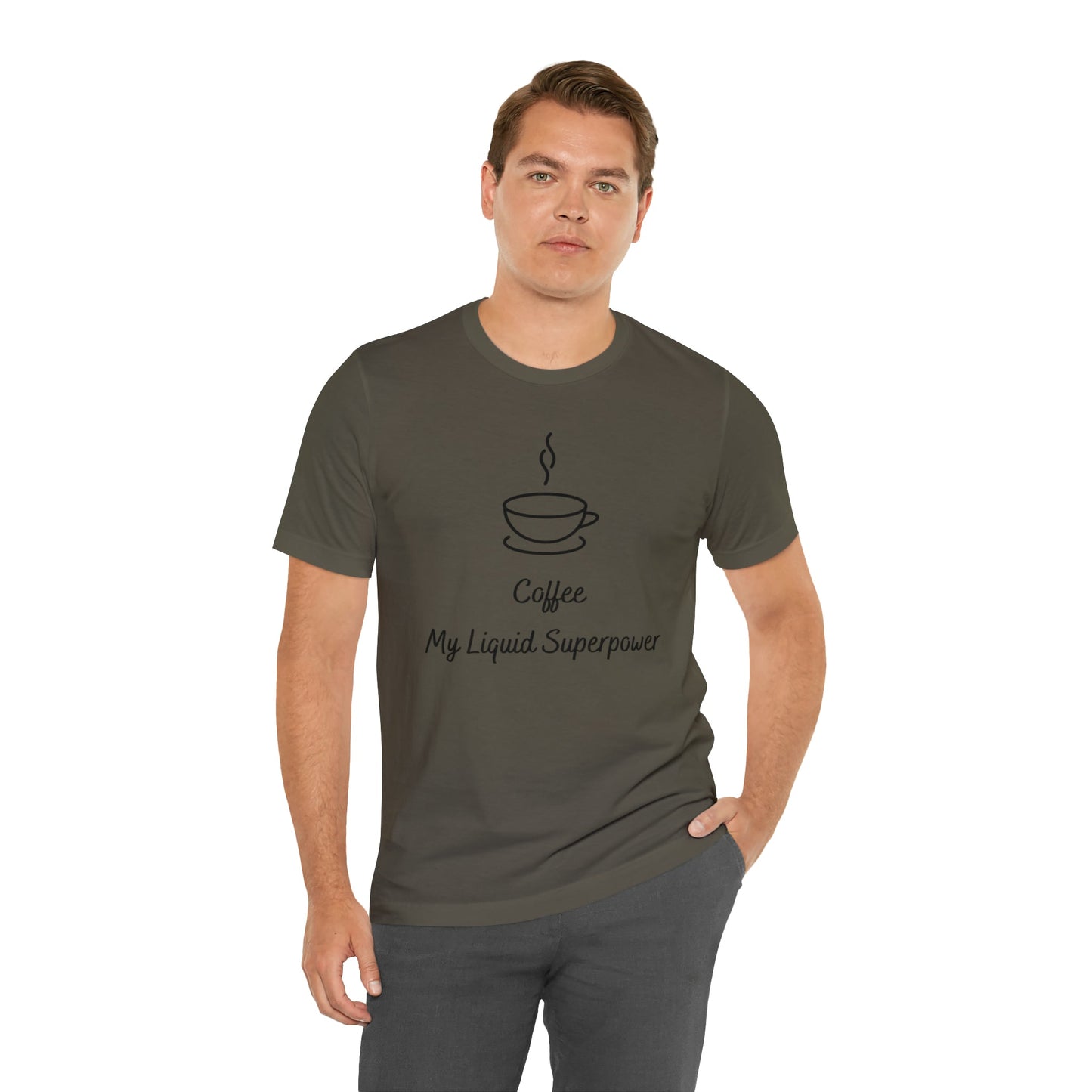 Coffee my liquid superpower T-shirt. - InkArt Fashions