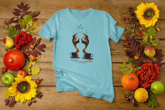 Coffee Whispers T-shirt. - InkArt Fashions