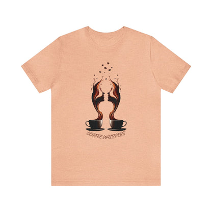 Coffee Whispers T-shirt. - InkArt Fashions