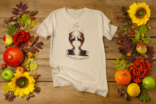 Espresso Embrace T-shirt. - InkArt Fashions