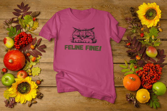 Feline Fine! T-shirt. - InkArt Fashions