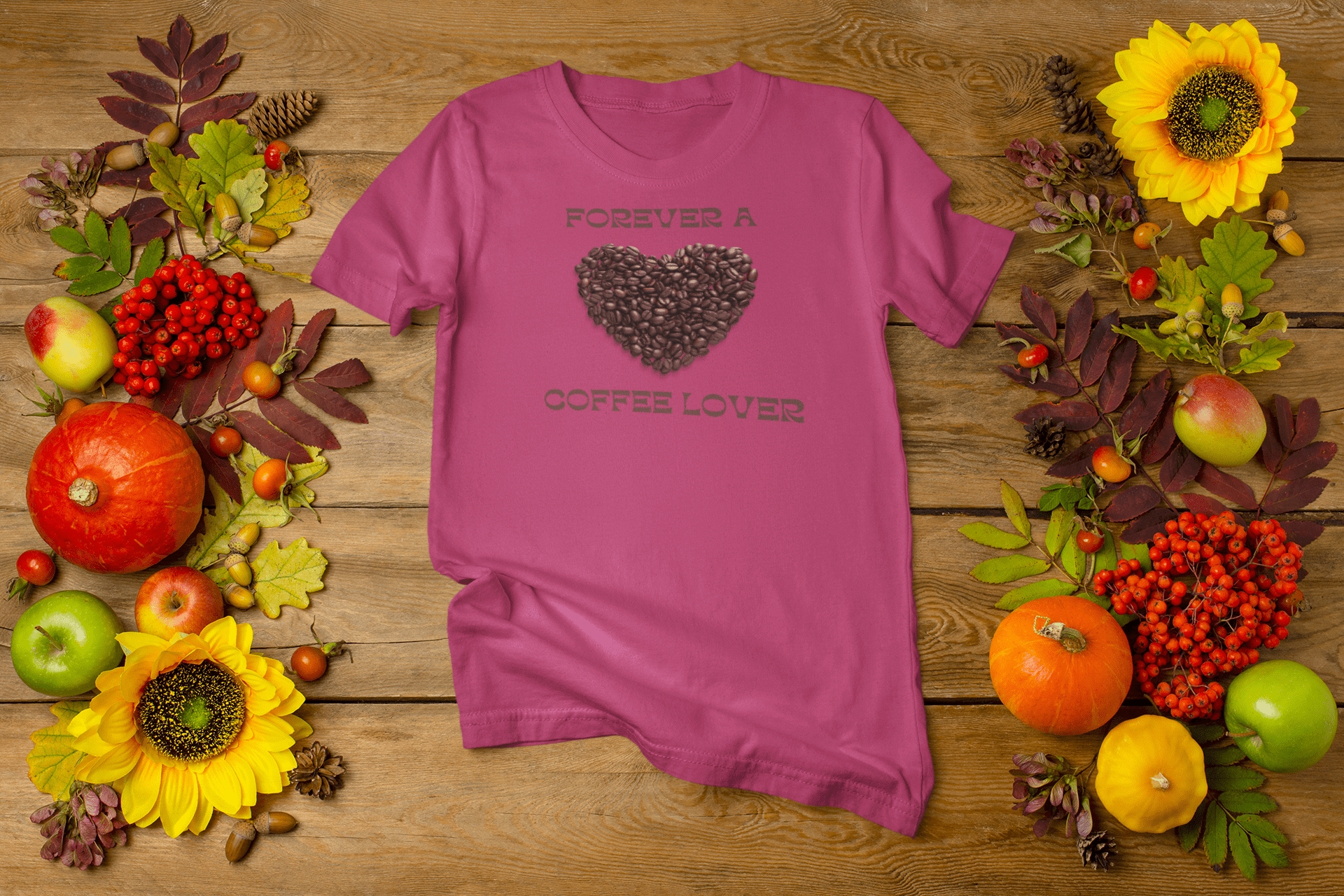 Forever a Coffee Lover T-shirt. - InkArt Fashions