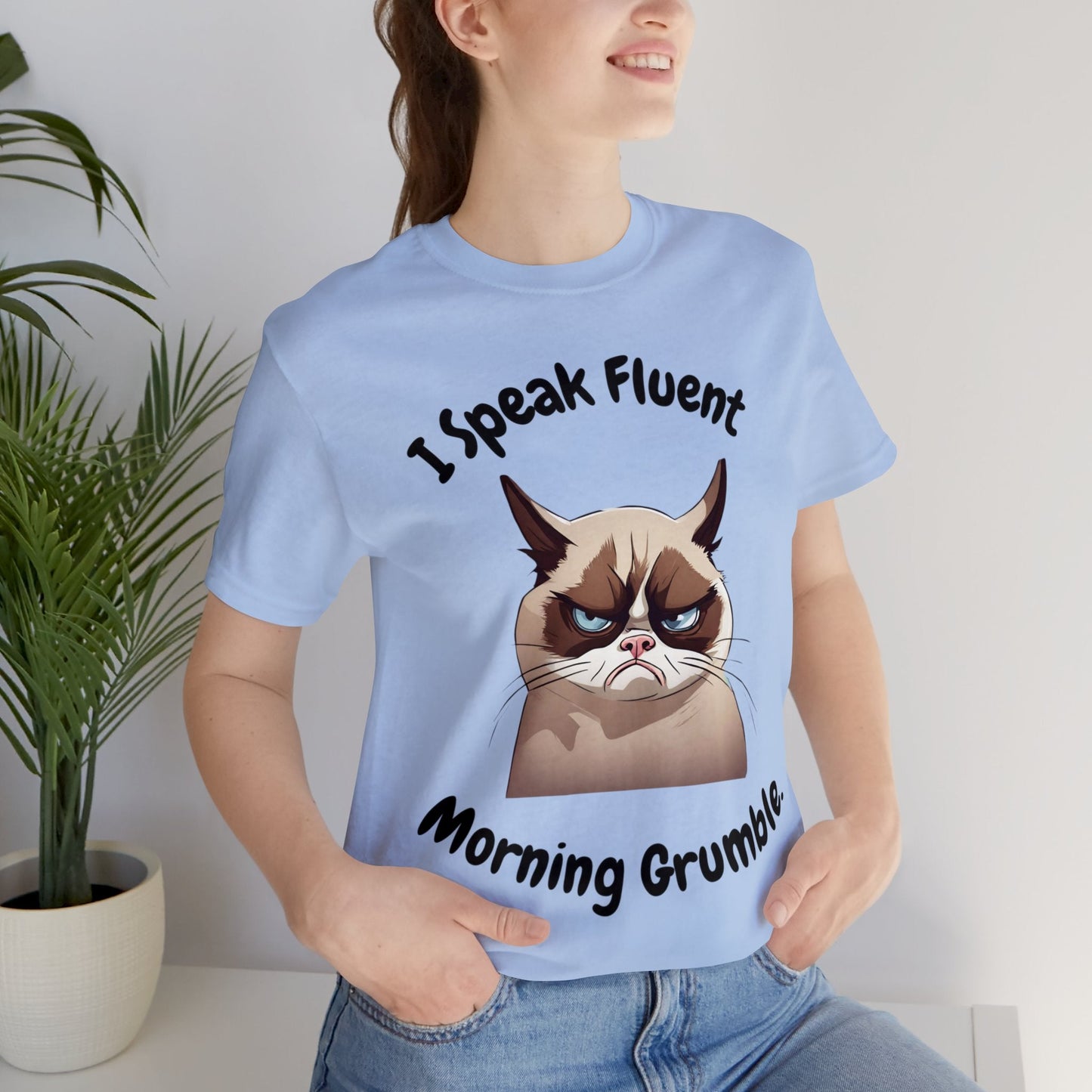 I Speak Fluent Morning Grumble t-shirt - InkArt Fashions