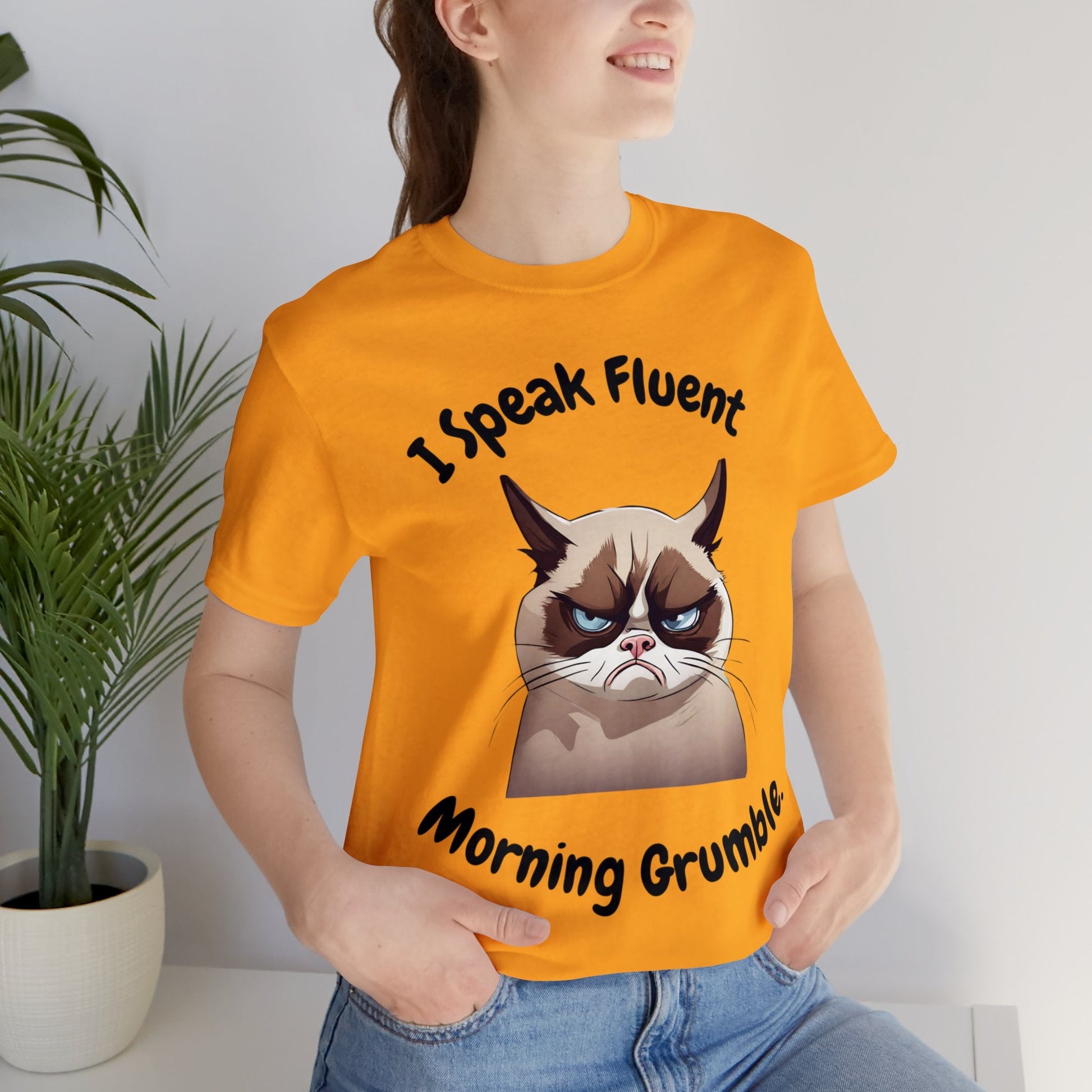 I Speak Fluent Morning Grumble t-shirt - InkArt Fashions