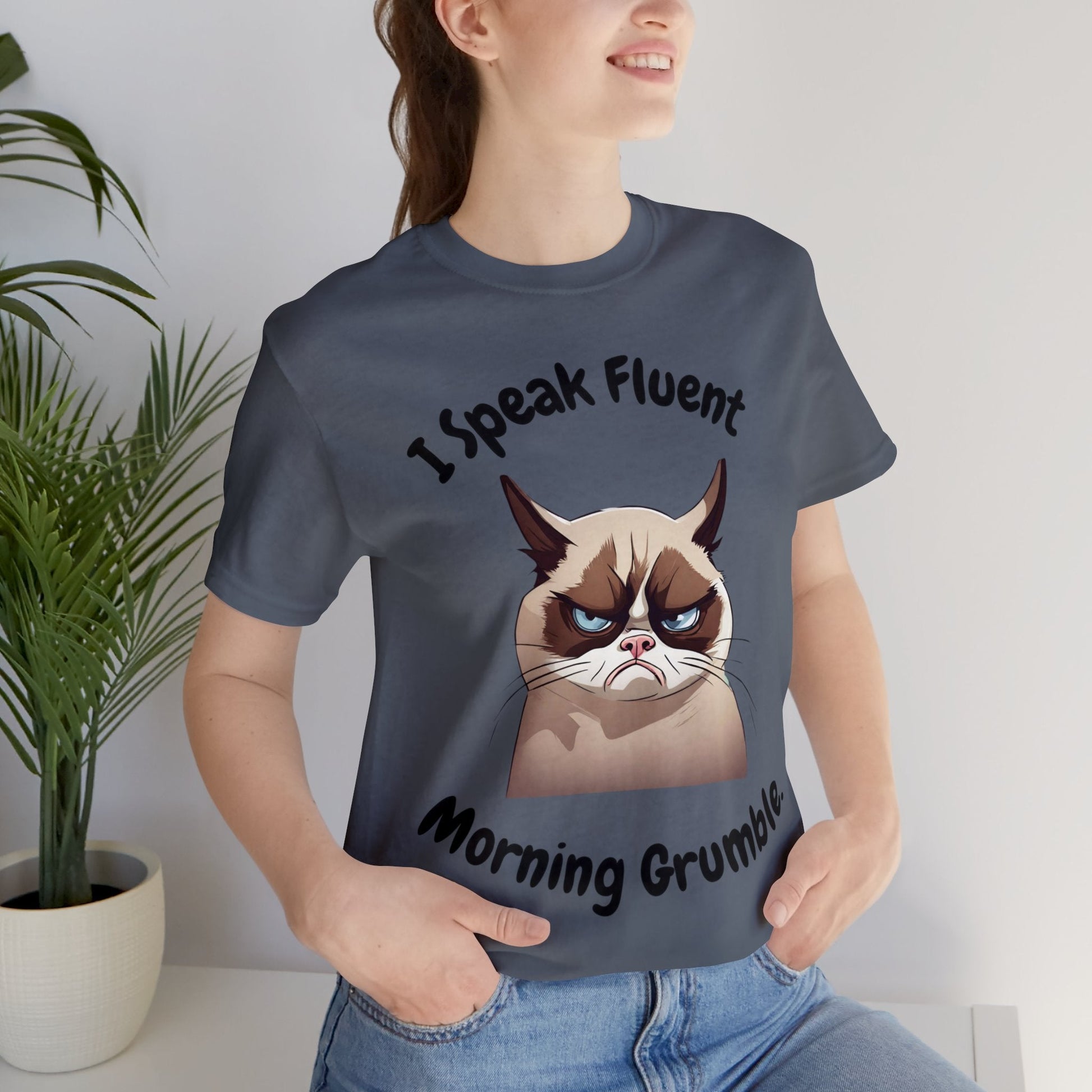 I Speak Fluent Morning Grumble t-shirt - InkArt Fashions