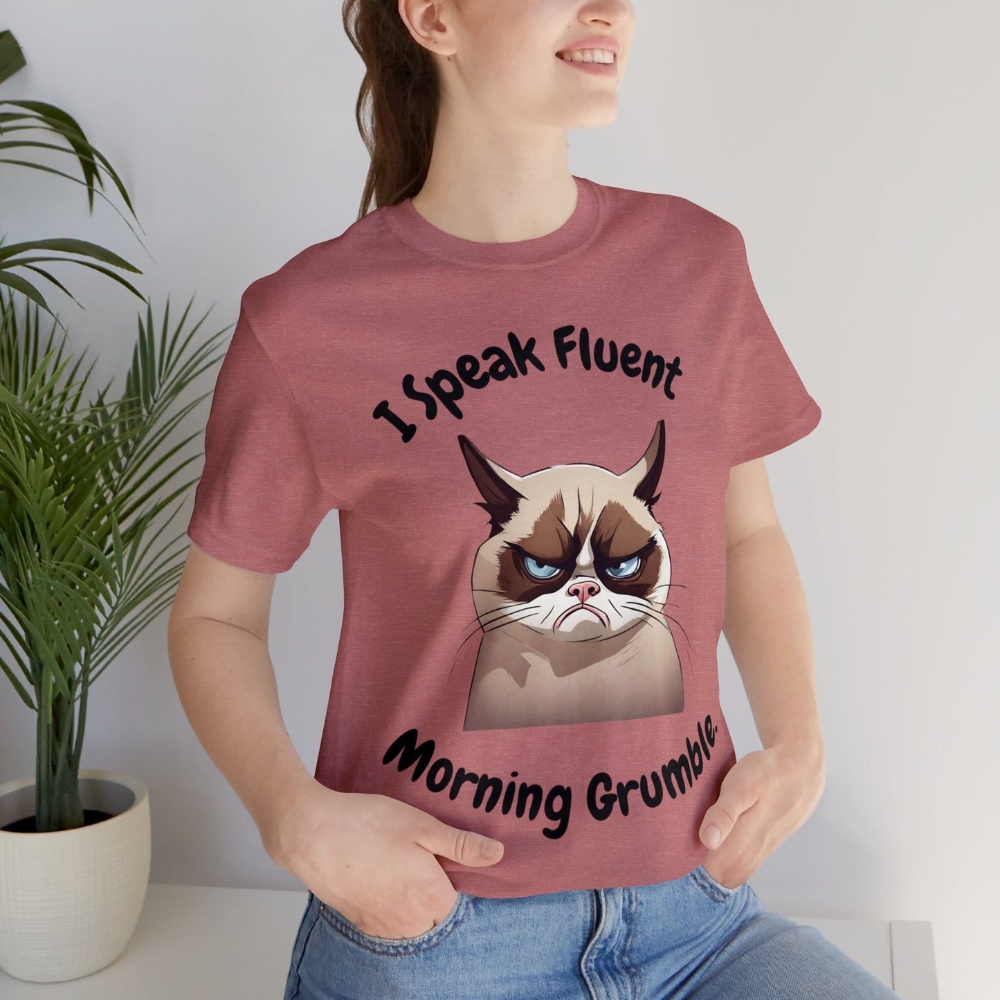 I Speak Fluent Morning Grumble t-shirt - InkArt Fashions