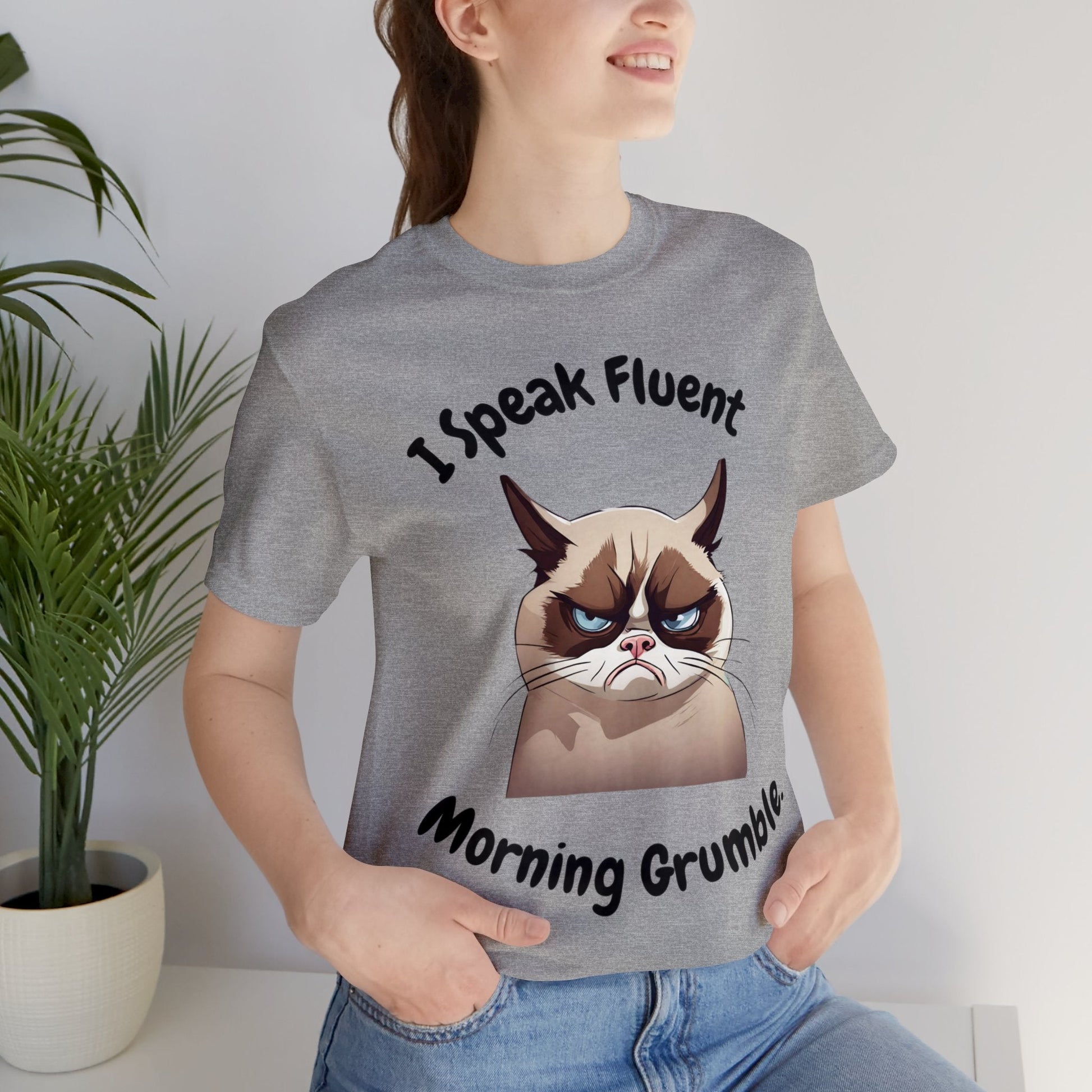 I Speak Fluent Morning Grumble t-shirt - InkArt Fashions