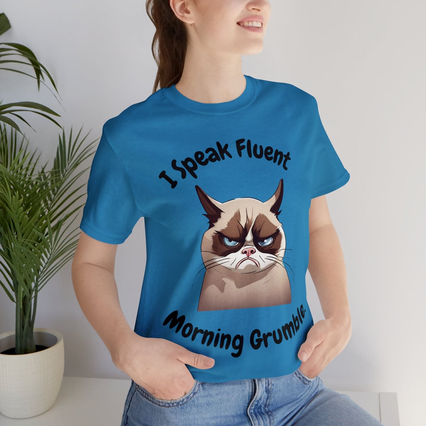 I Speak Fluent Morning Grumble t-shirt - InkArt Fashions