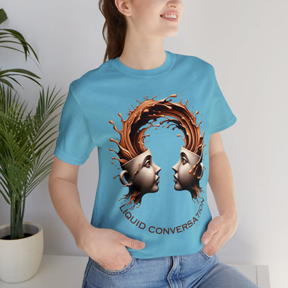 Liquid Conversation T-shirt. - InkArt Fashions