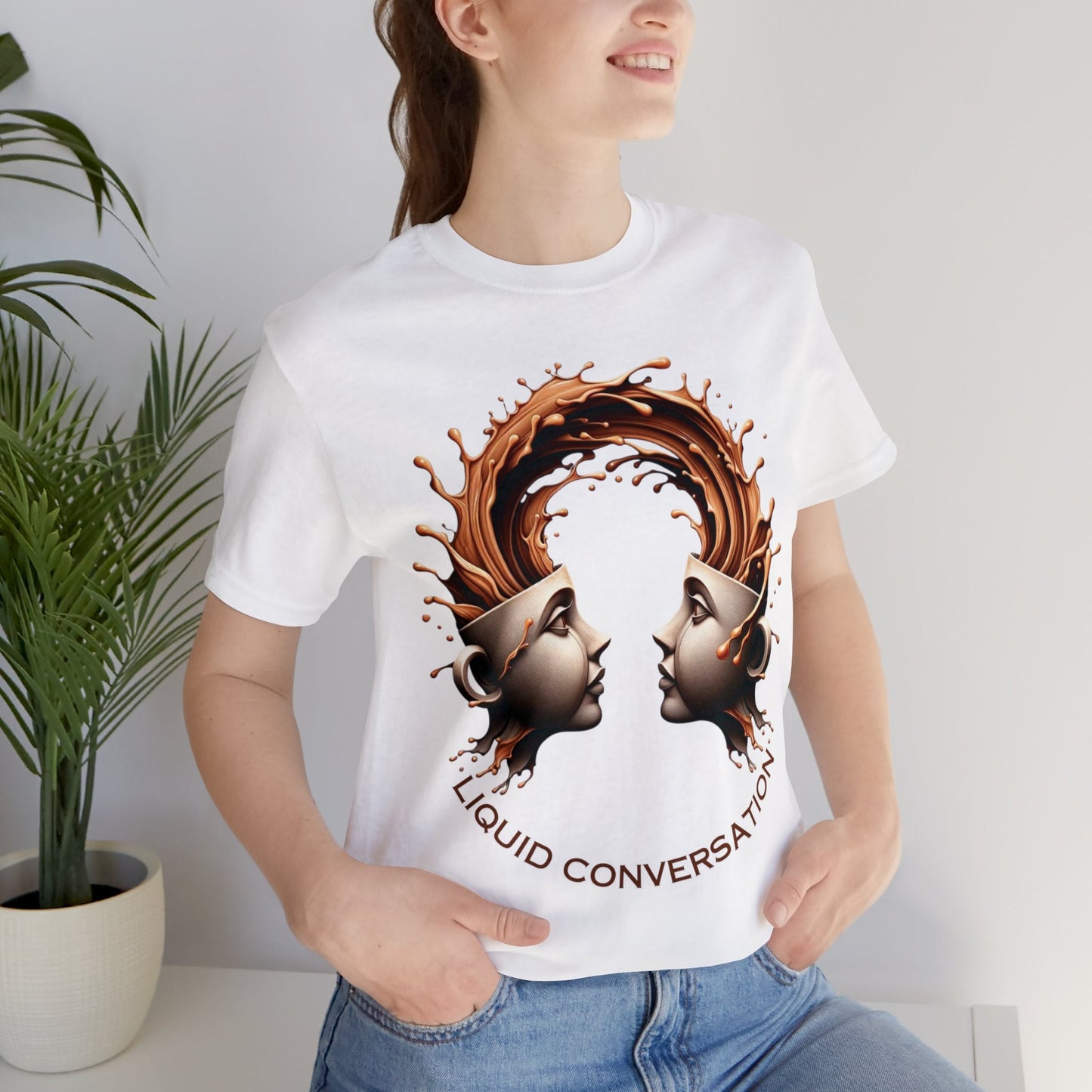Liquid Conversation T-shirt. - InkArt Fashions