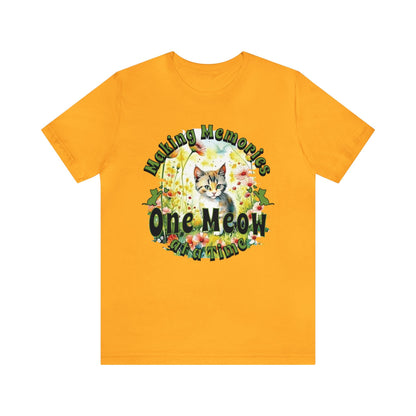 Making Memories, One Meow at a Time T-shirt. - InkArt Fashions