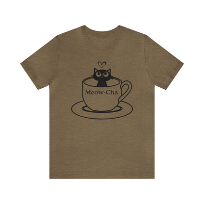 Meow-Cha T-shirt - InkArt Fashions