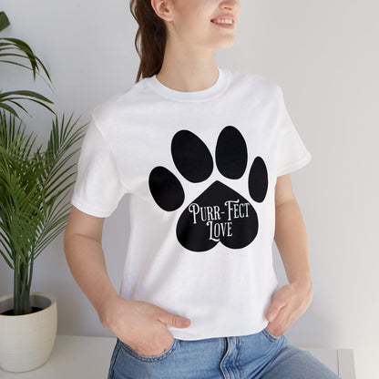 Purr-fect Love T-shirt. - InkArt Fashions