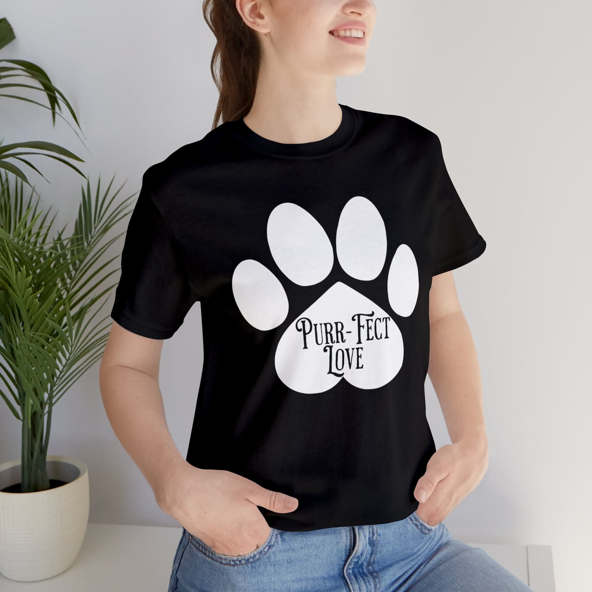 Purr-fect Love T-shirt. - InkArt Fashions