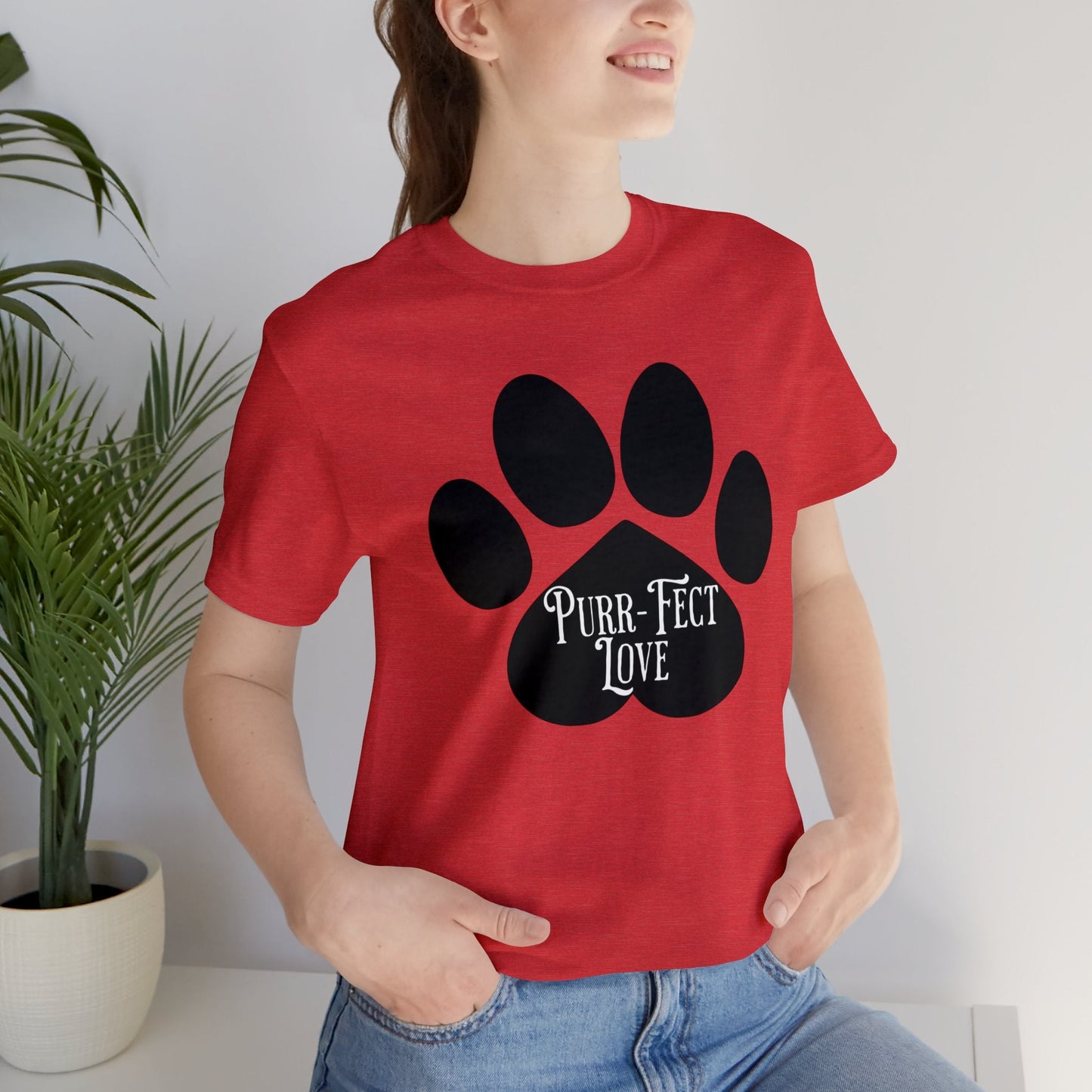 Purr-fect Love T-shirt. - InkArt Fashions