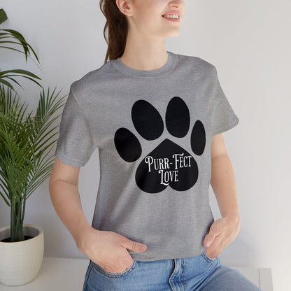 Purr-fect Love T-shirt. - InkArt Fashions