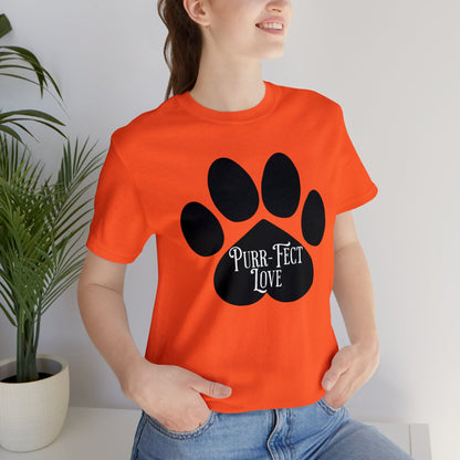 Purr-fect Love T-shirt. - InkArt Fashions