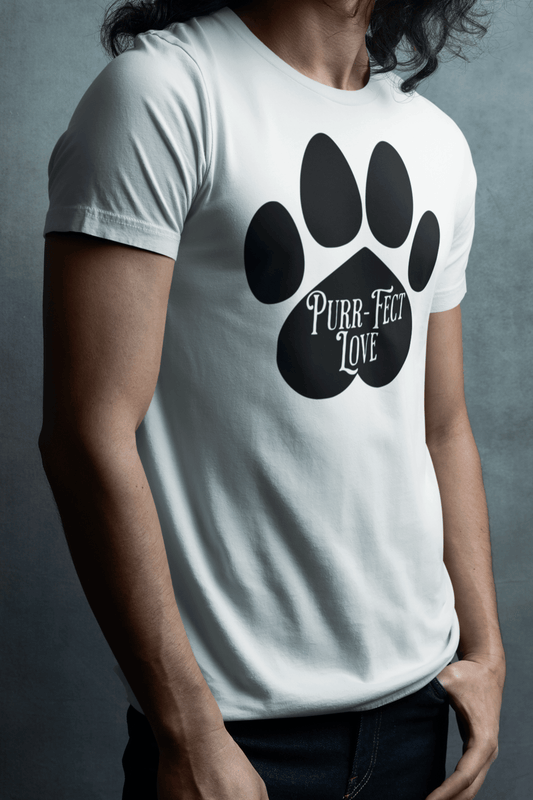Purr-fect Love T-shirt. - InkArt Fashions