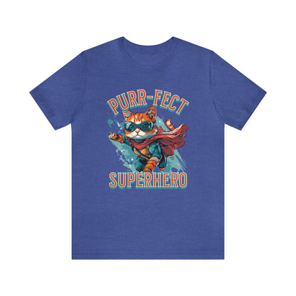 Purr-fect Superhero T-shirt. - InkArt Fashions