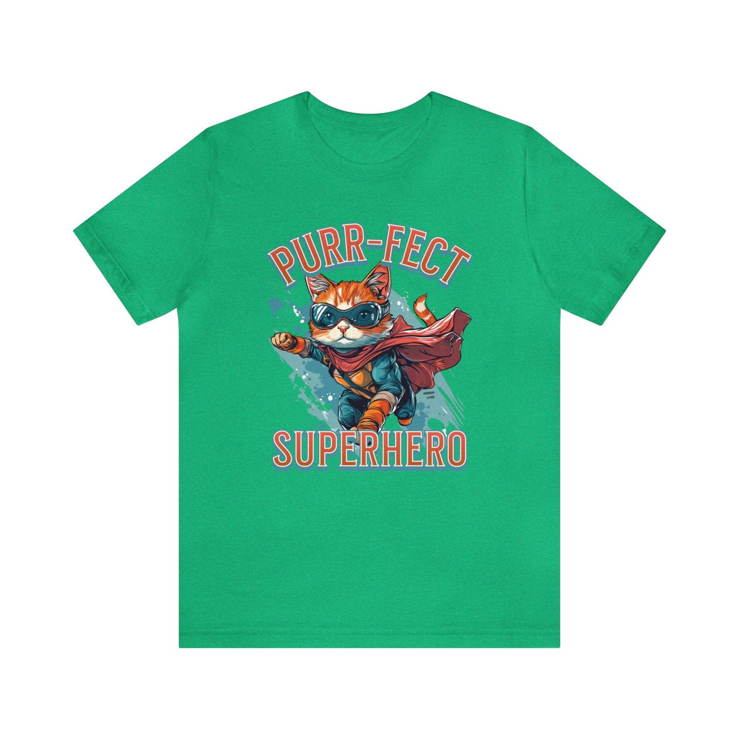 Purr-fect Superhero T-shirt. - InkArt Fashions