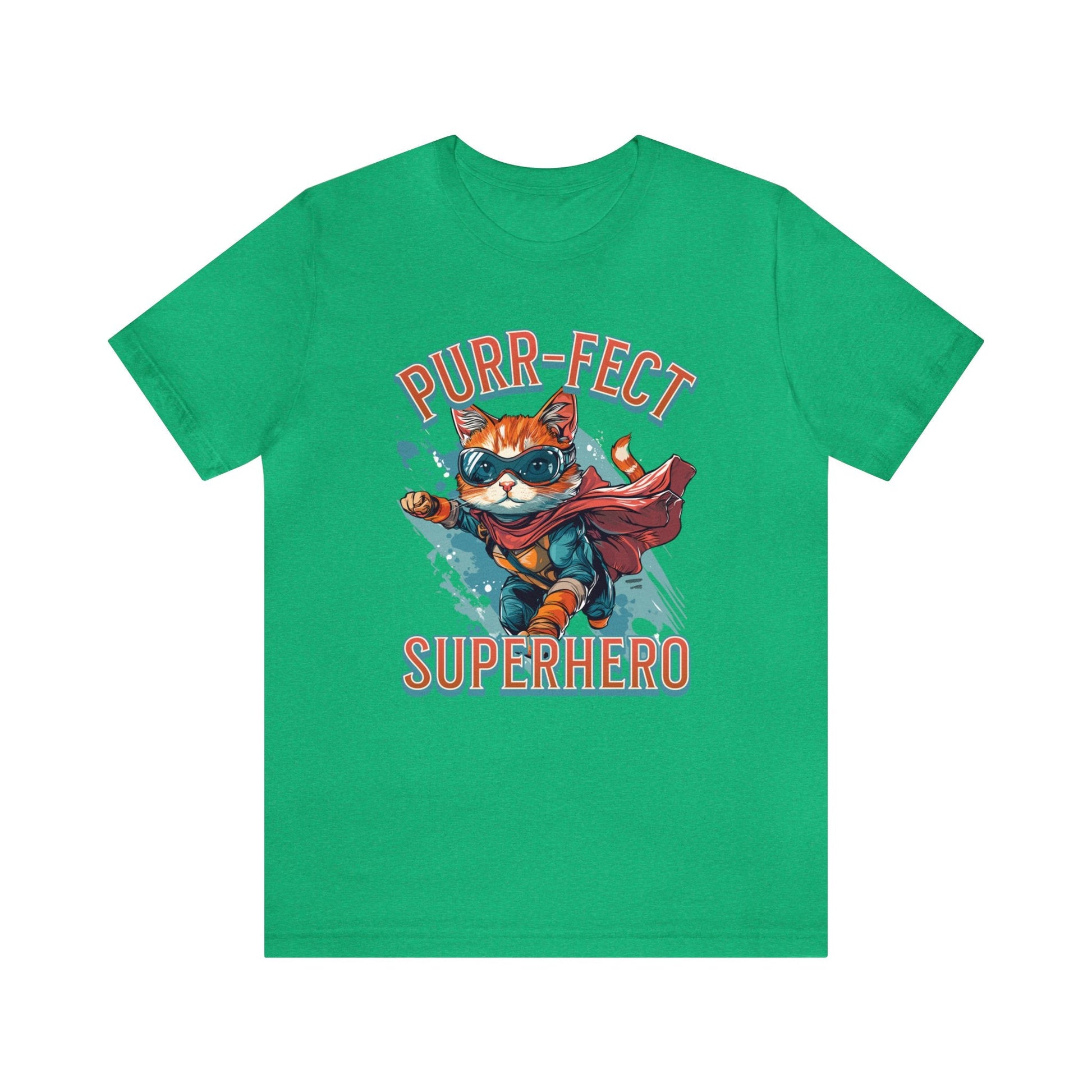 Purr-fect Superhero T-shirt. - InkArt Fashions