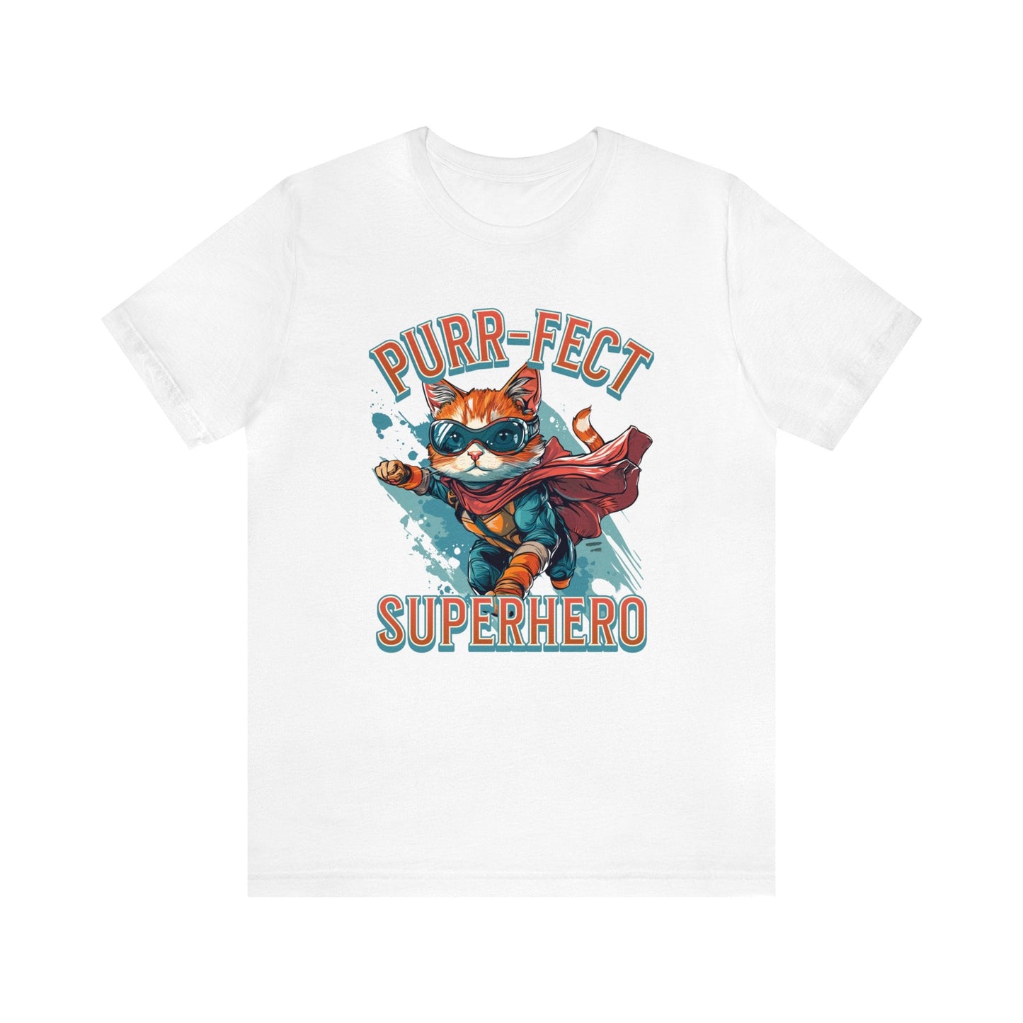 Purr-fect Superhero T-shirt. - InkArt Fashions