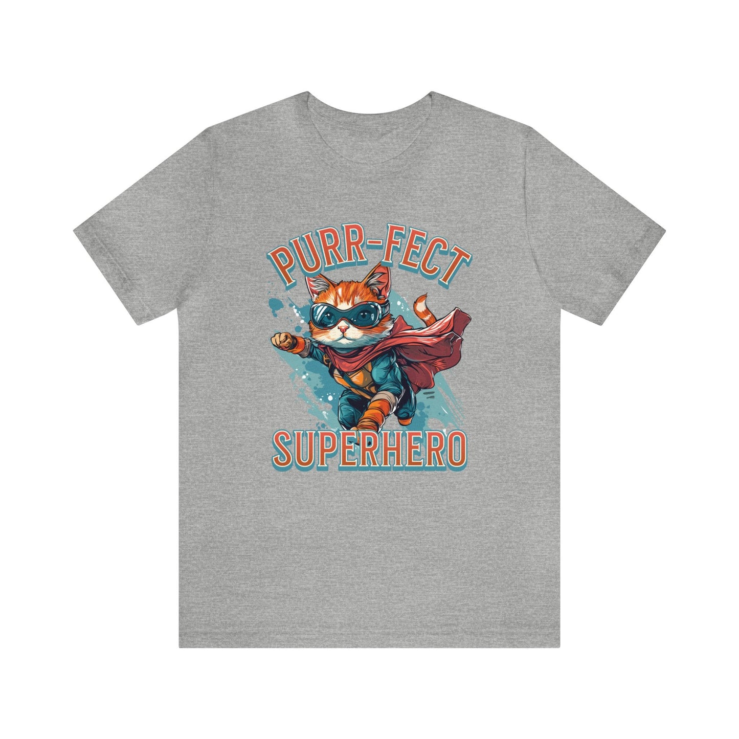 Purr-fect Superhero T-shirt. - InkArt Fashions