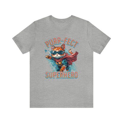 Purr-fect Superhero T-shirt. - InkArt Fashions