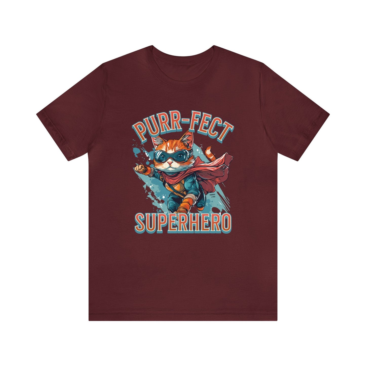 Purr-fect Superhero T-shirt. - InkArt Fashions