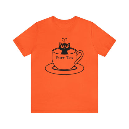 Purr-Tea T-shirt - InkArt Fashions