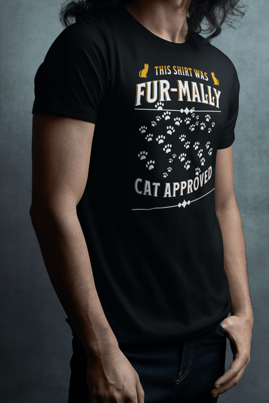 This Shirt was Fur-mally Cat Approved T-shirt. - InkArt Fashions